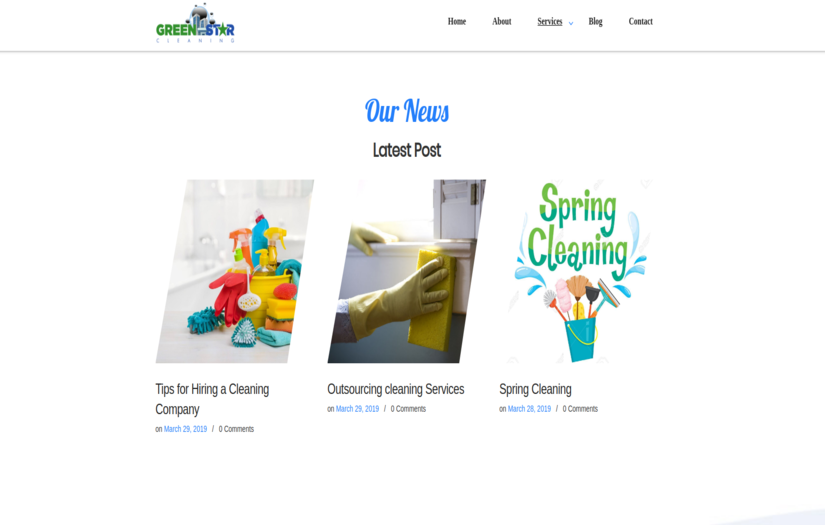 Greenstarscleaning.com screenshot 2
