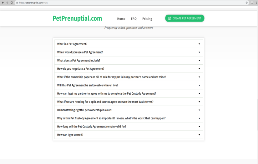 Pet Prenuptials screenshot 3