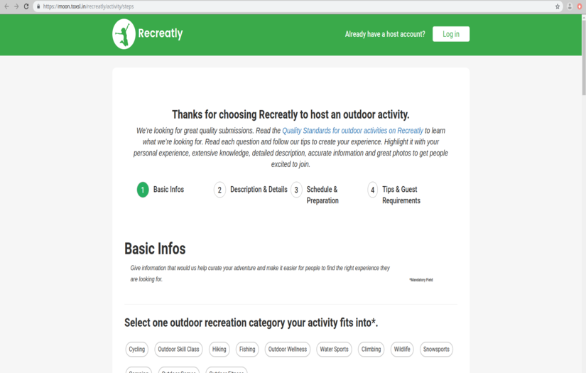 Recreatly screenshot 1