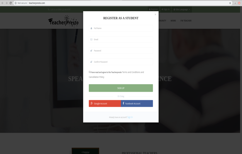 Teacherpresto screenshot 1