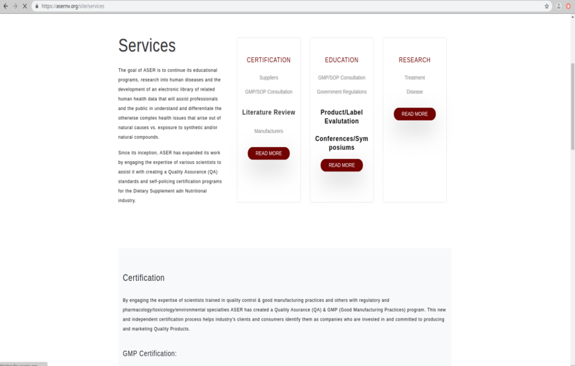 ASER (Academy of Science, Education & Research) screenshot 2