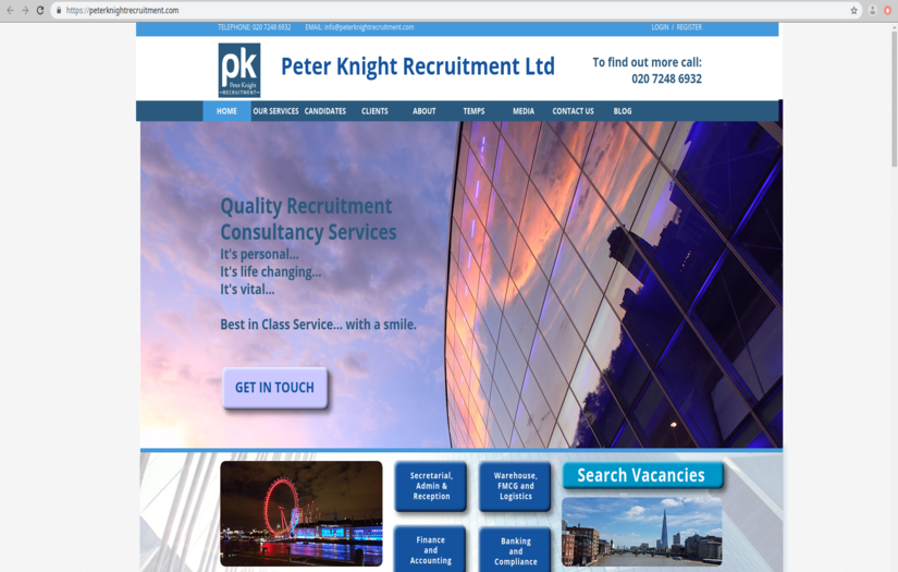 Knight recruitment screenshot 1