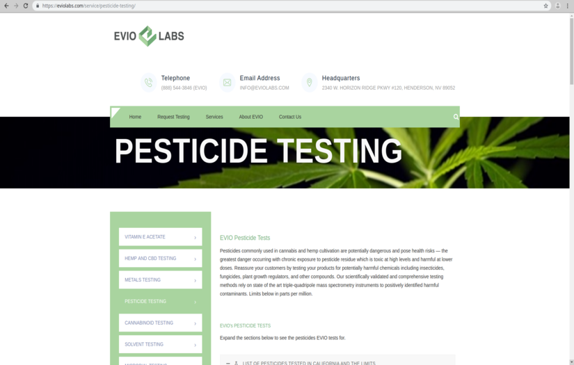 EVIO labs screenshot 3
