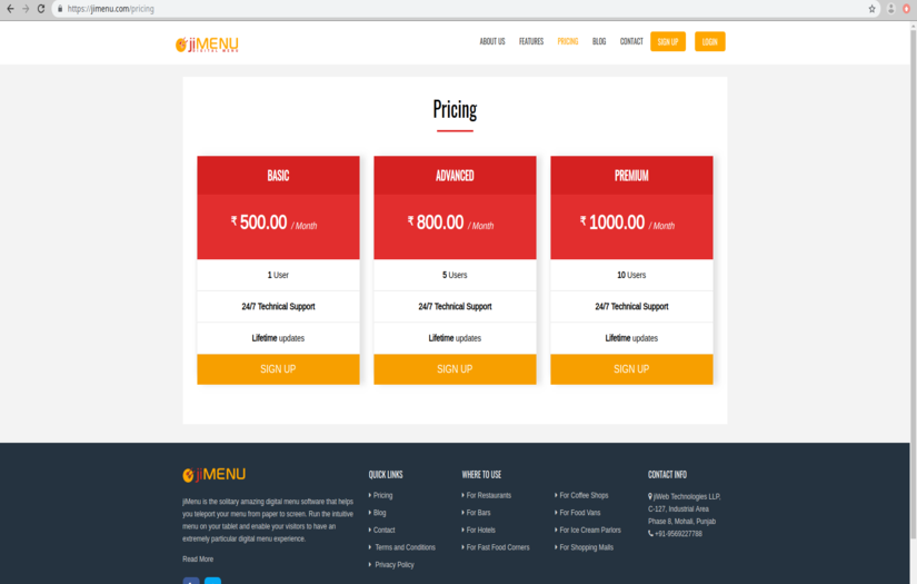 jiMenu POS screenshot 3