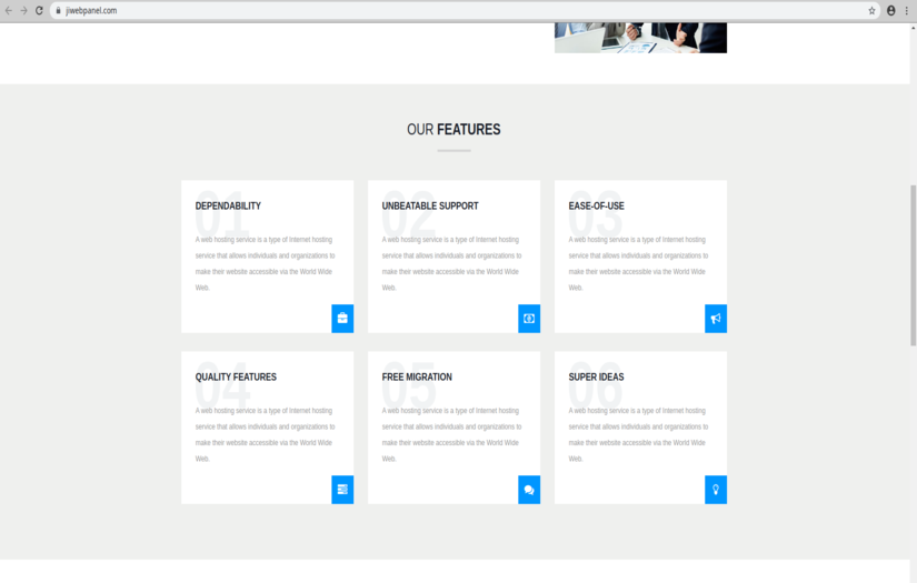 jiwebpanel screenshot 2