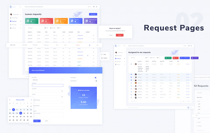 Self-Service Portal screenshot 2