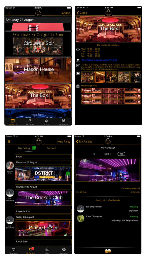 Clubbable screenshot 1