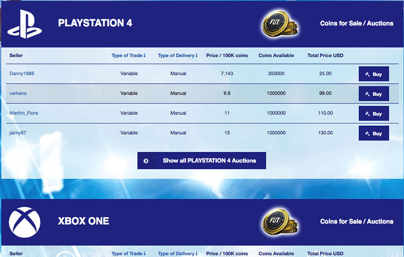 FUTExchange screenshot 1