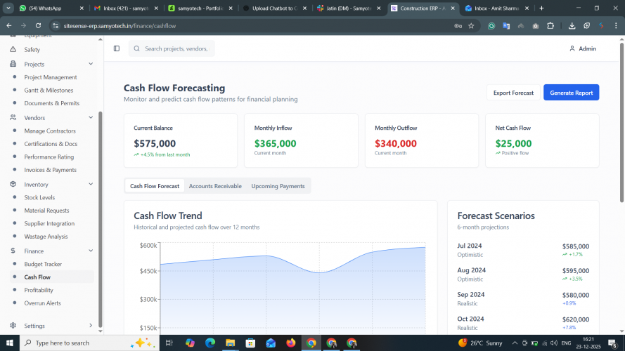 Construction ERP System screenshot 3