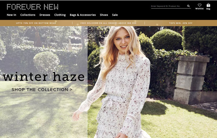 An E-commerce Website for Apparels - Magento screenshot 1