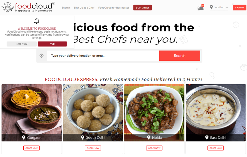 Food Ordering Portal screenshot 1