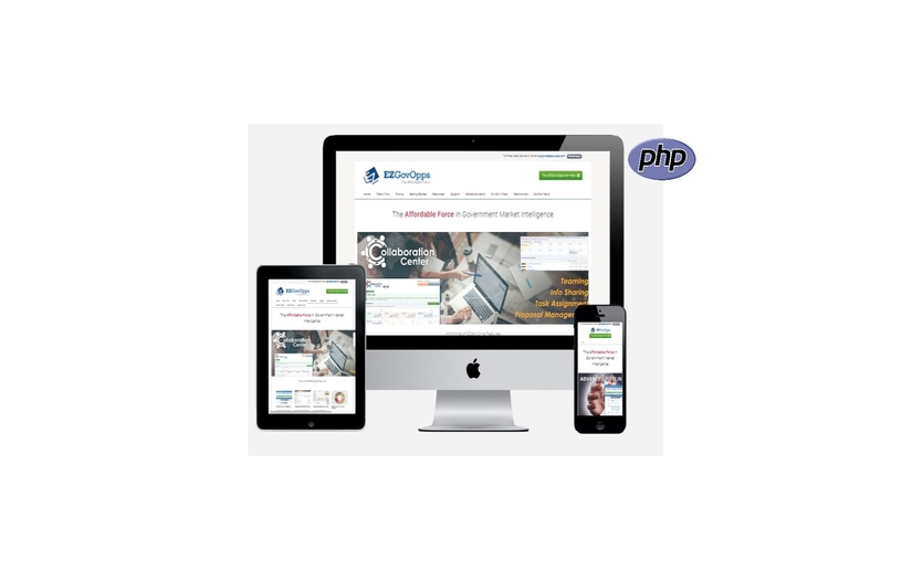 PHP based Market Intelligence portal. screenshot 1