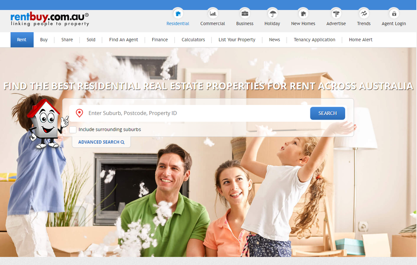 Real Estate Website screenshot 1