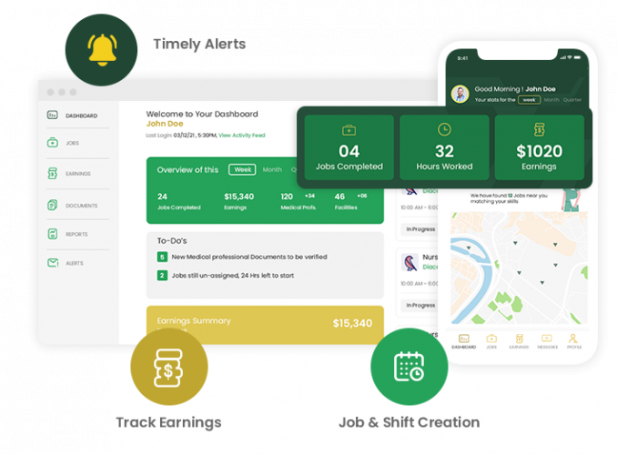 Healthcare Staffing Platform screenshot 1