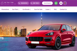 Web Design for Quick Lease Car Rental