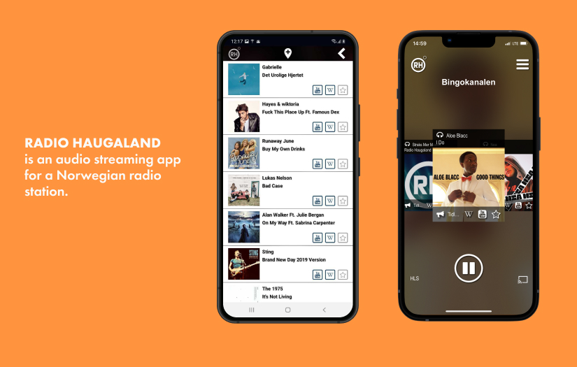 Radio Haugaland — xHE-AAC Streaming screenshot 1