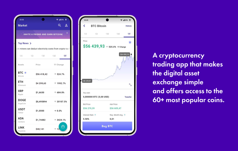 Voyager - crypto asset broker screenshot 1