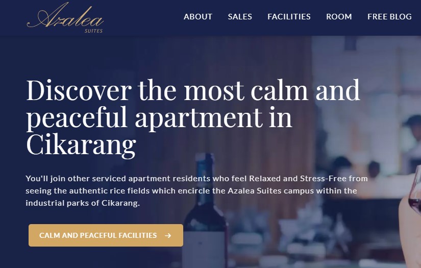 Azaleasuites.co.id , Jayakarta Group screenshot 1