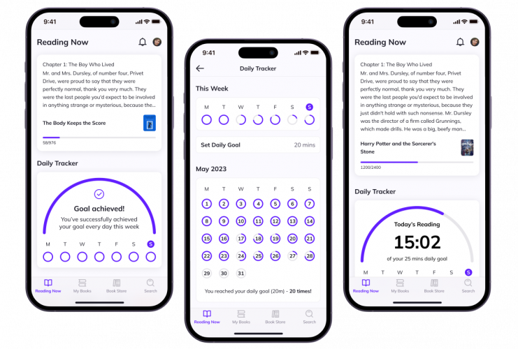 Mobile App for Seamless Reading Experience screenshot 1