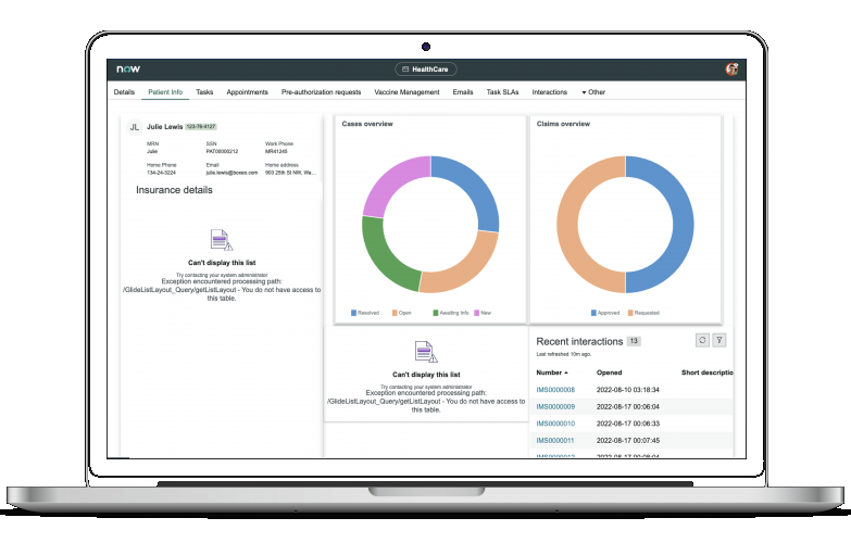 Streamlining Hospital Operations with a Scalable ServiceNow Platform screenshot 1