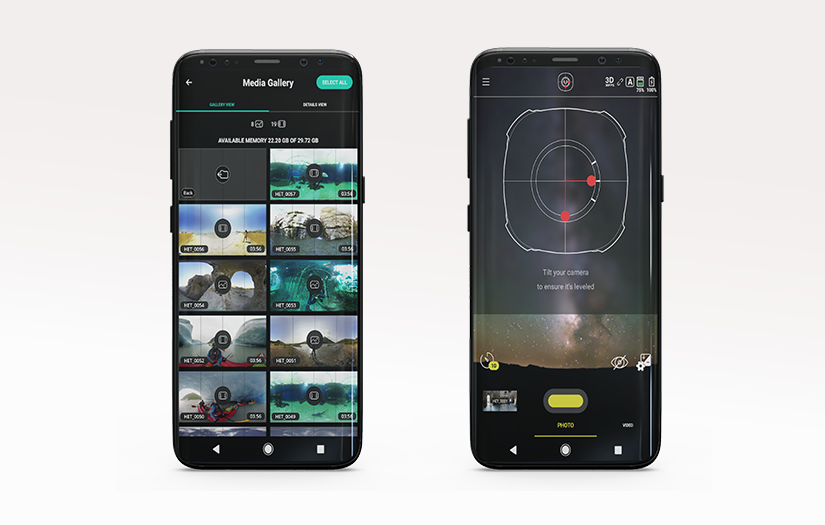 Vuze Camera – IoT-powered App for a Remote Control screenshot 3