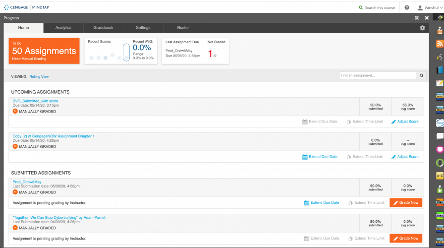 MindTap: E-learning Platform for Accelerating Student Progress screenshot 1