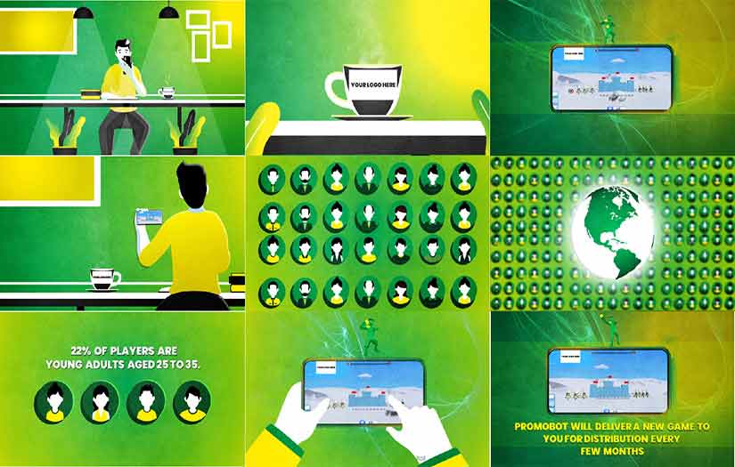 Promo Bot - 2D Animation video by Anideos screenshot 1