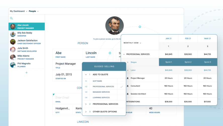 Resource Planning & CPQ System For Professional Services screenshot 2