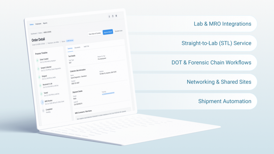 Transforming Drug Testing Operations screenshot 1