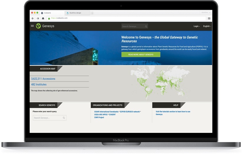 Genesys PGR screenshot 1