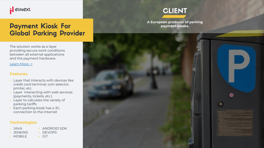 Payment Kiosk For Global Parking Provider screenshot 1