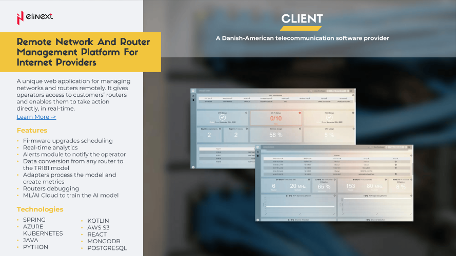 Remote Network And Router Management Platform For Internet Providers screenshot 1