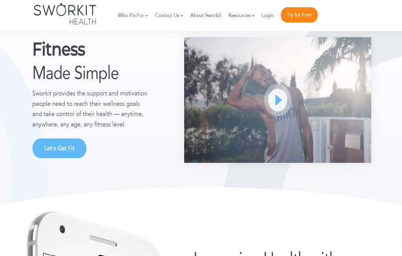 Sworkit screenshot 1