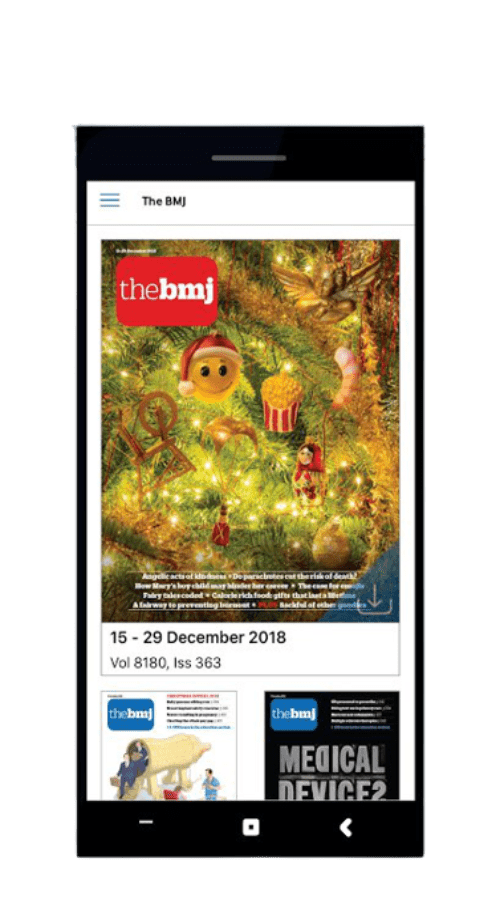 British Medical Journal screenshot 3