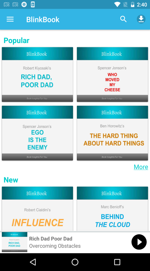 BlinkBook - Android & iOS App screenshot 1