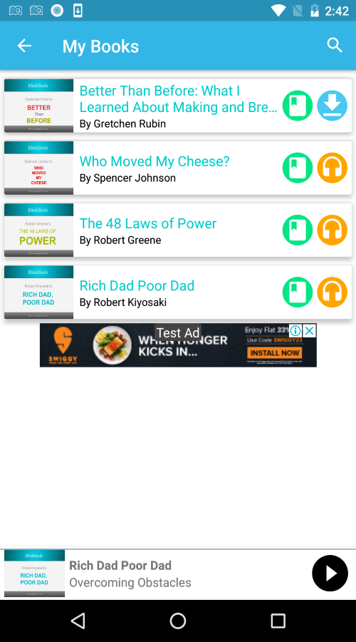BlinkBook - Android & iOS App screenshot 2