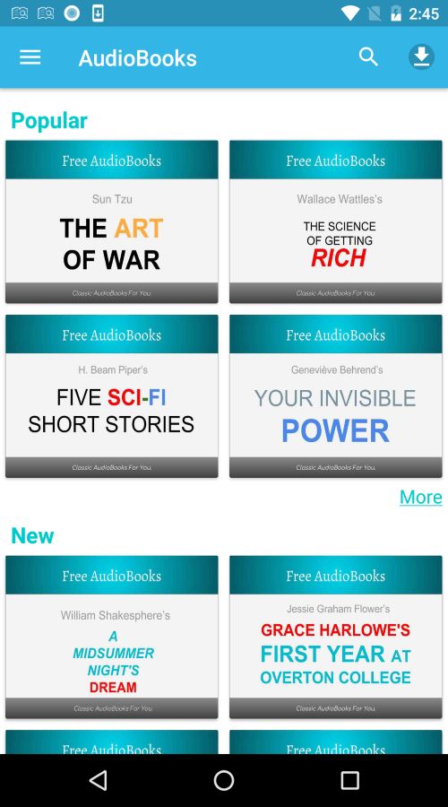 Free AudioBooks - Android & iOS App screenshot 1