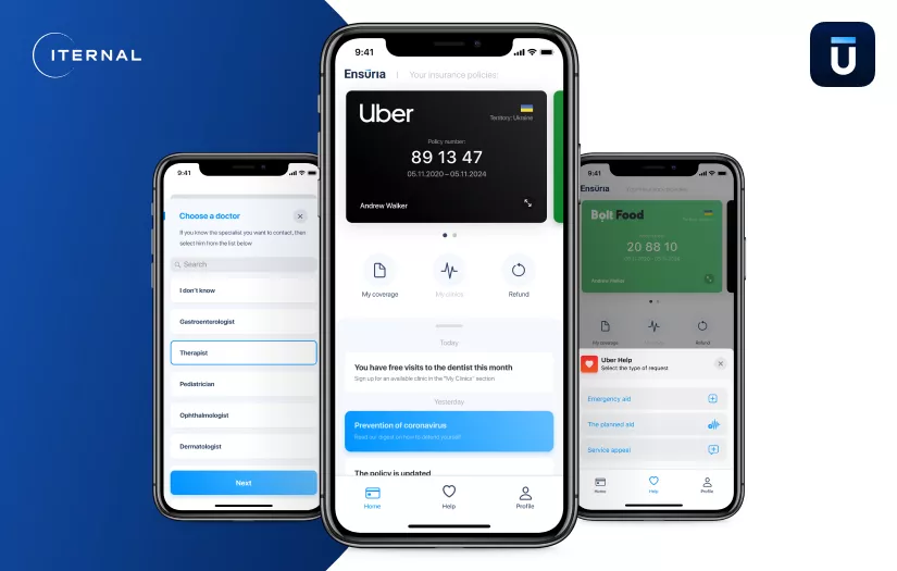 Health & travel digital insurance service screenshot 1