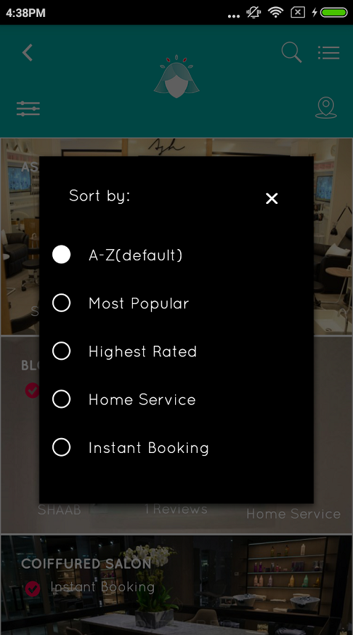 A directory app for nearby salons and spas screenshot 3