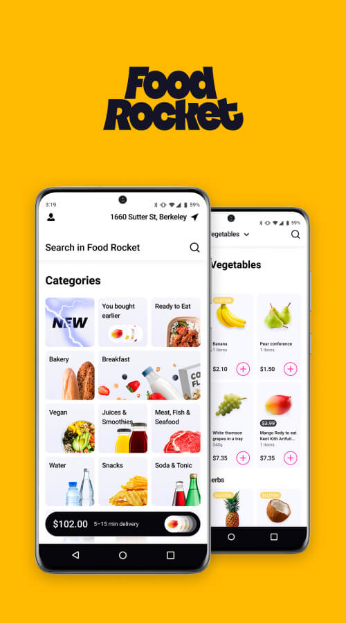 FoodRocket screenshot 1