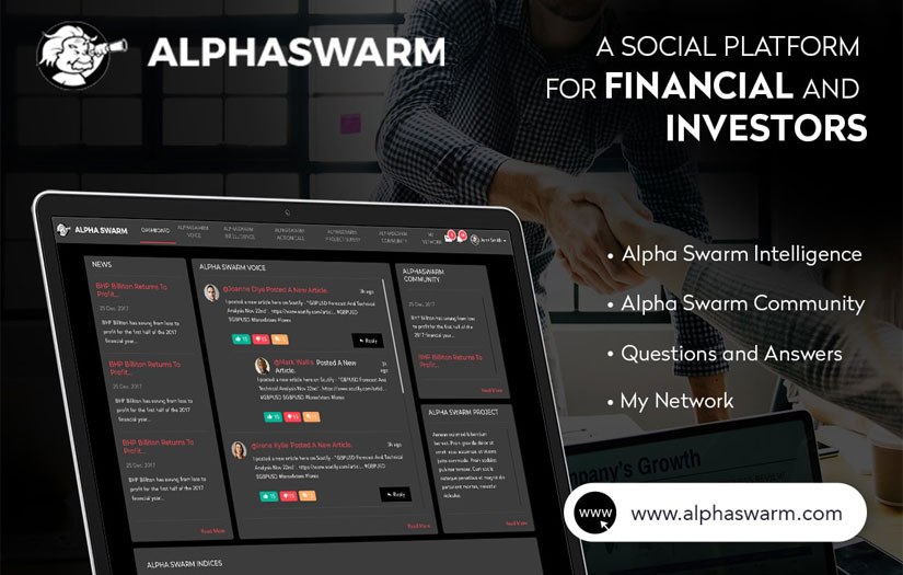 AlphaSwarm - A Social Platform for Financial and Investors screenshot 1