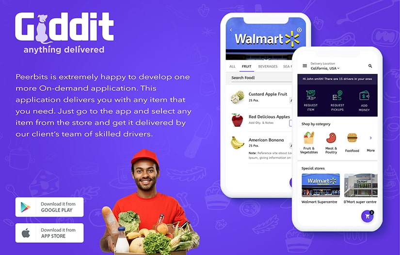 Giddit - Hyperlocal delivery app screenshot 1