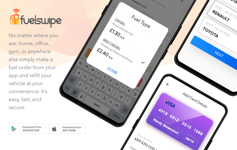 Fuelswipe - Fuel Delivery App screenshot 1