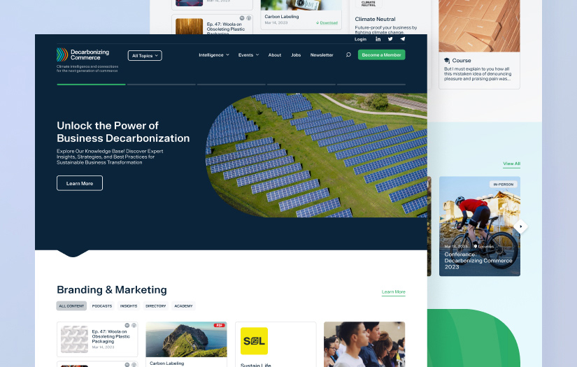 Decarbonizing Commerce screenshot 1