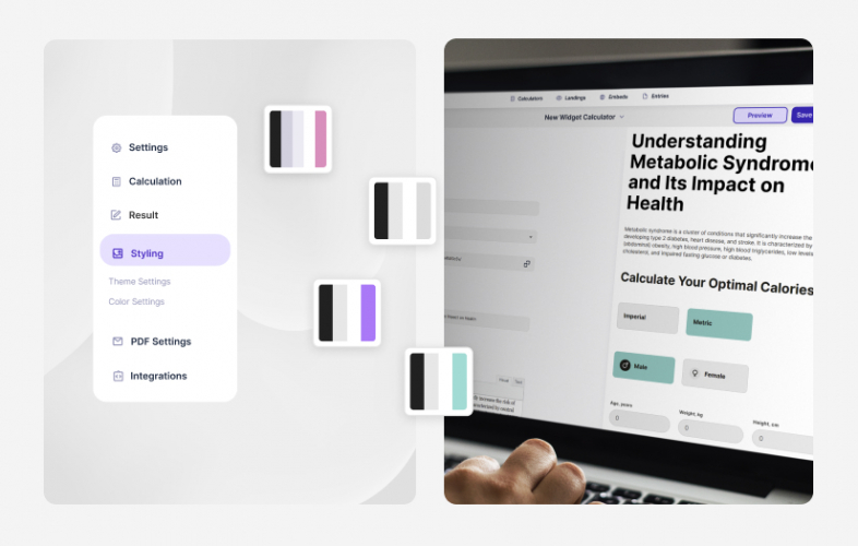 Calorie Calculator Cloud screenshot 2