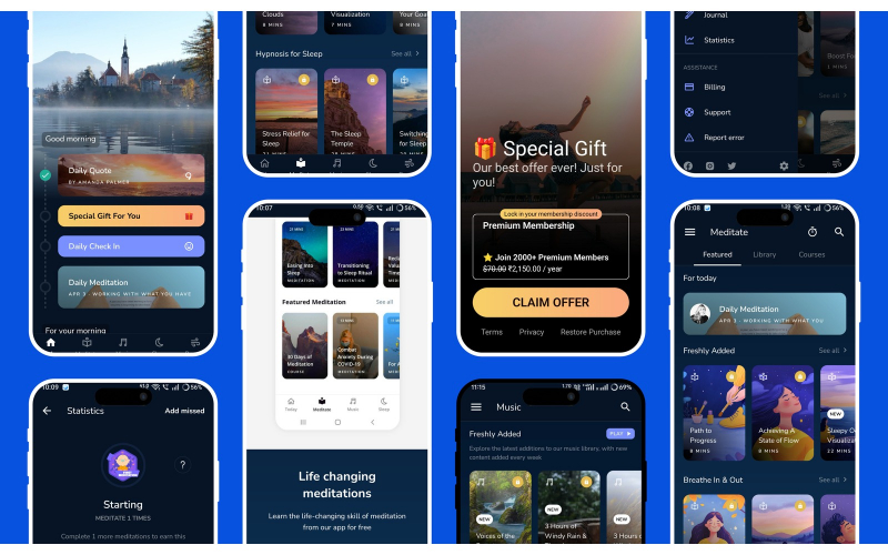 Deep Meditate: Meditation and Mindfulness App screenshot 3