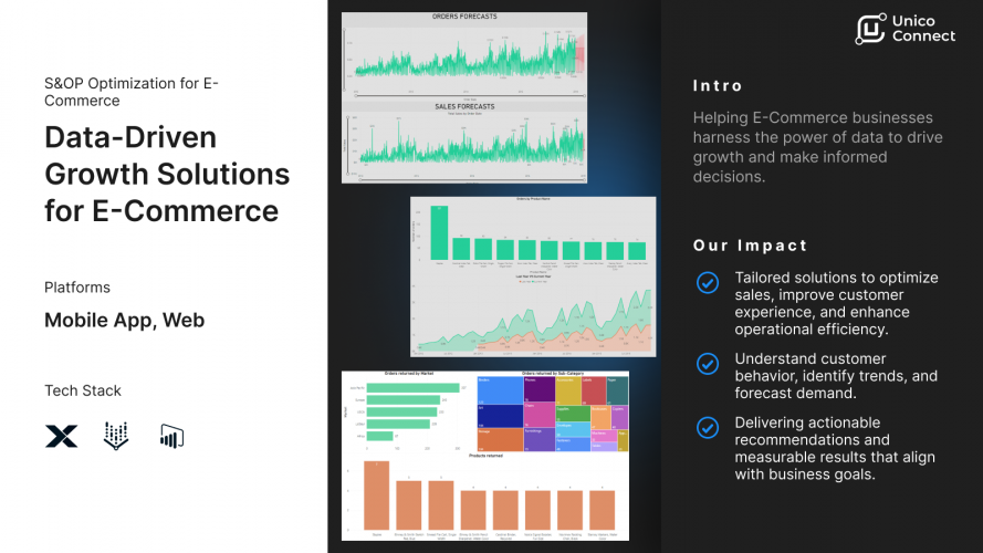 S&OP Optimization for E-Commerce | Data-Driven Growth Solutions for E-Commerce screenshot 1