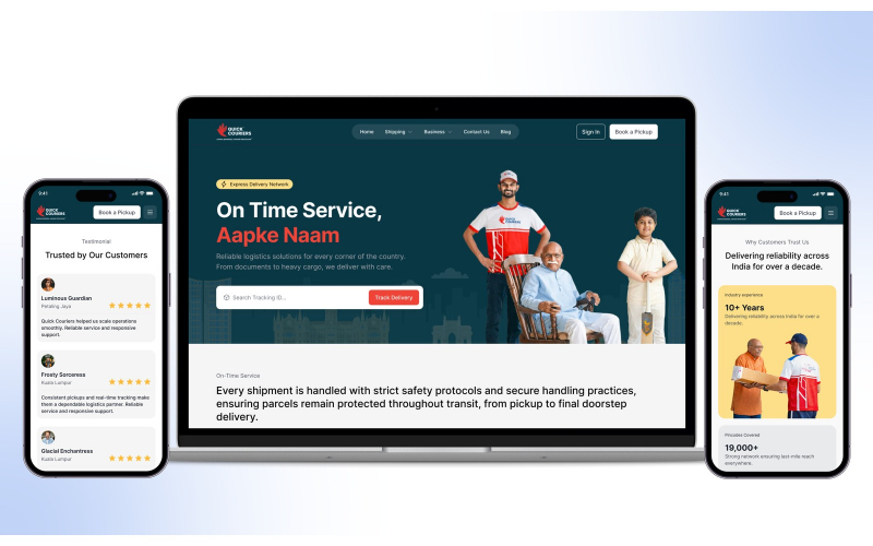 Quick Courier: B2B Logistics Platform screenshot 4
