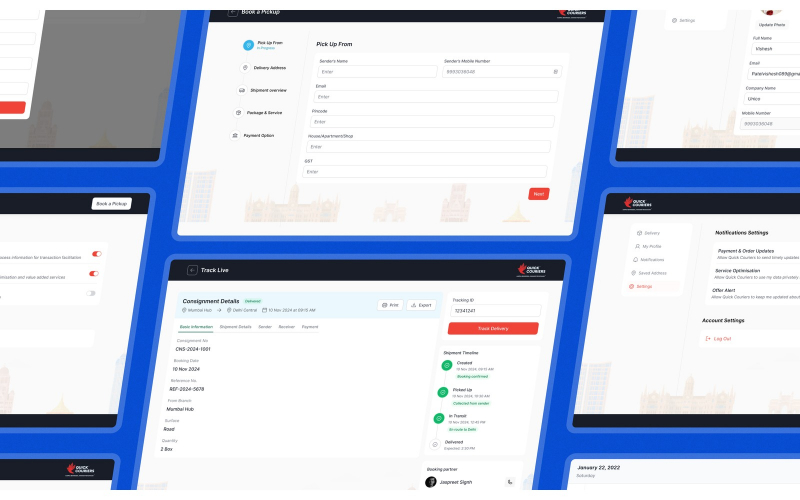 Quick Courier: B2B Logistics Platform screenshot 3