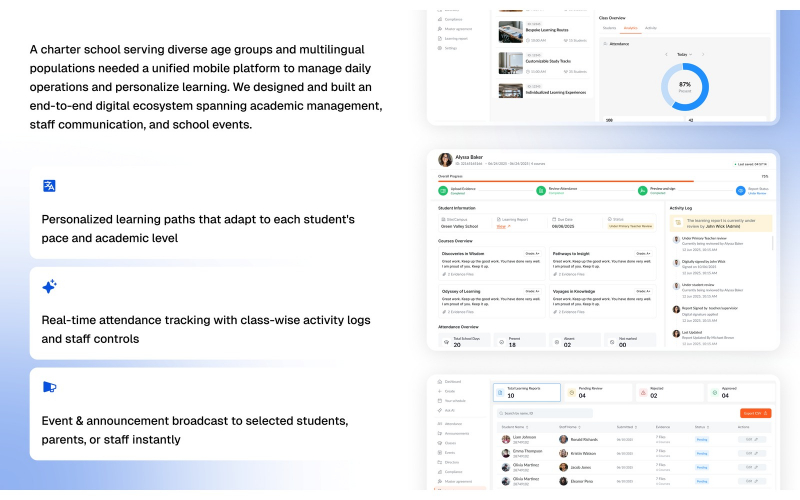 UniSchool: School Operations and Learning Platform screenshot 2